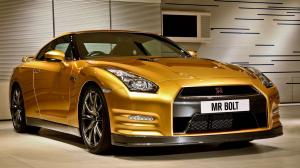 2012 Nissan GT-R Gold by Usain Bolt